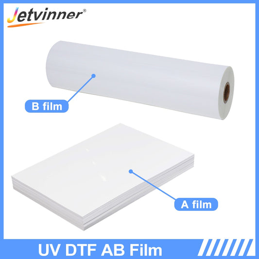 A3 UV DTF AB Film Transfer Sticker  UV DTF