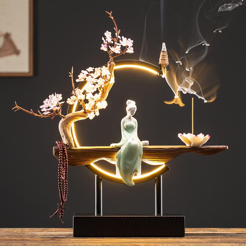 Waterfall Backflow Incense Burner Ladies Incense