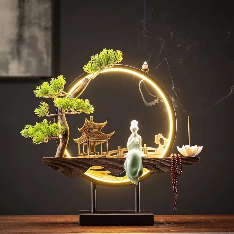 Waterfall Backflow Incense Burner Ladies Incense