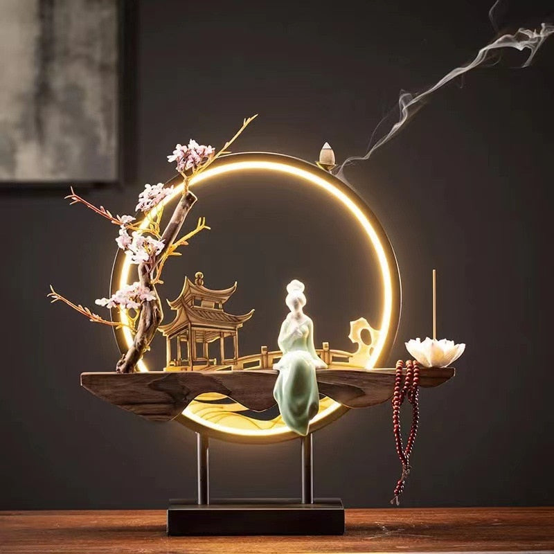 Waterfall Backflow Incense Burner Ladies Incense