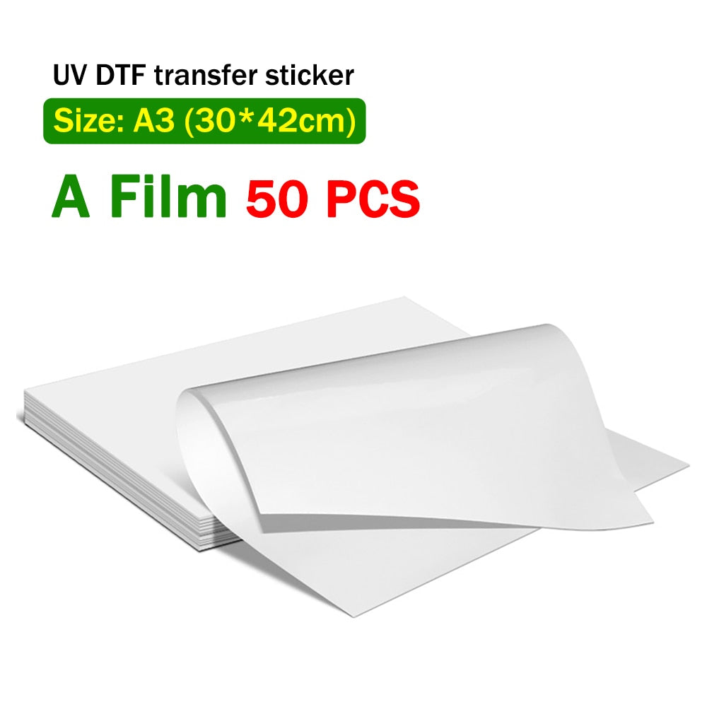 UV printer waterproof LOGO transfer UV DTF film sticker