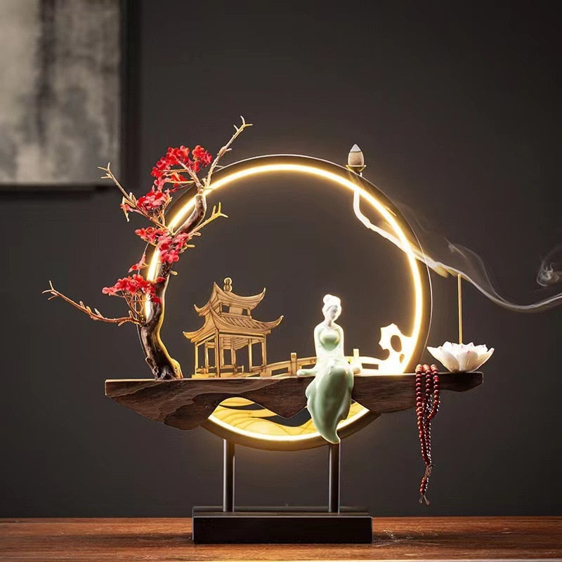 Waterfall Backflow Incense Burner Ladies Incense