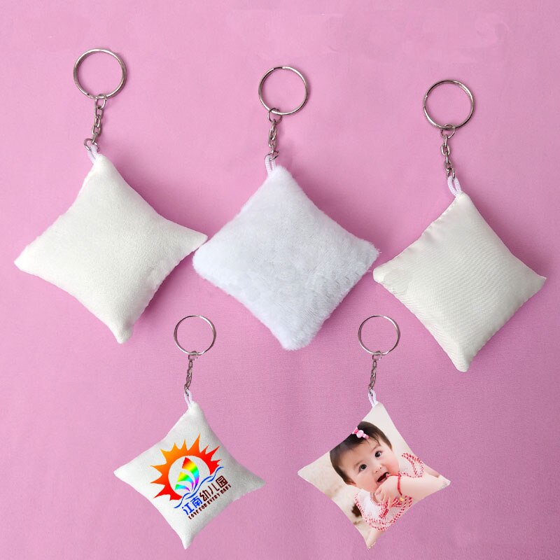 Fabric Key Rings Key Chian DIY Gifts Printing Sublimation