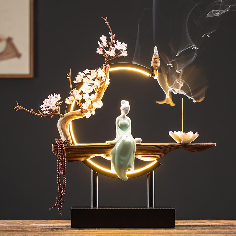 Waterfall Backflow Incense Burner Ladies Incense