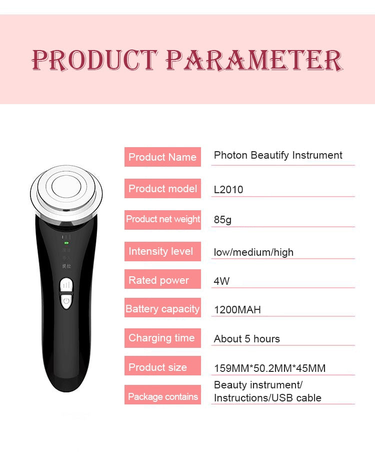 Radio Frequency Skin Tightening LED light