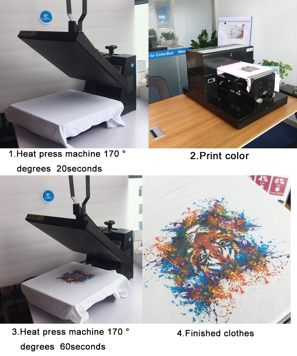 A4 DTG Printer T-shirt Printer Machine A4 DTF Printer With DTF