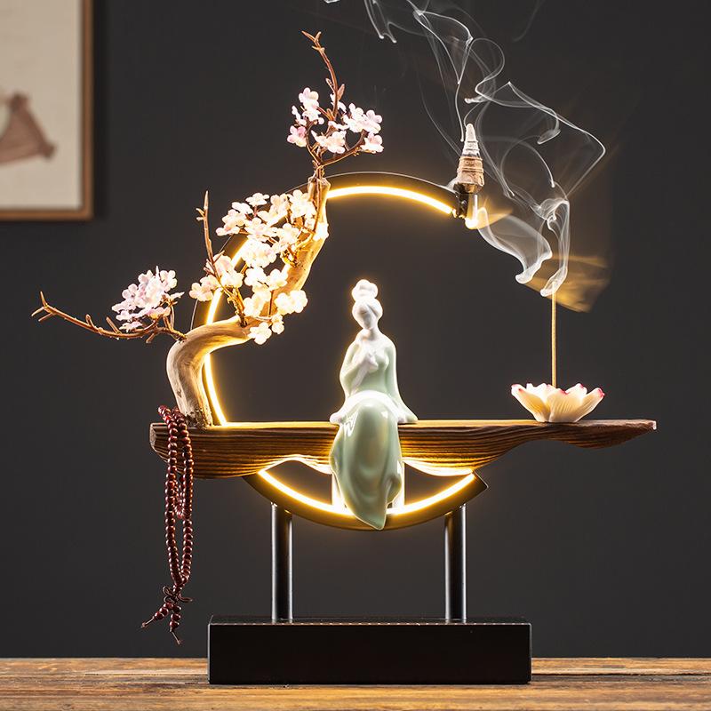 Waterfall Backflow Incense Burner Ladies Incense