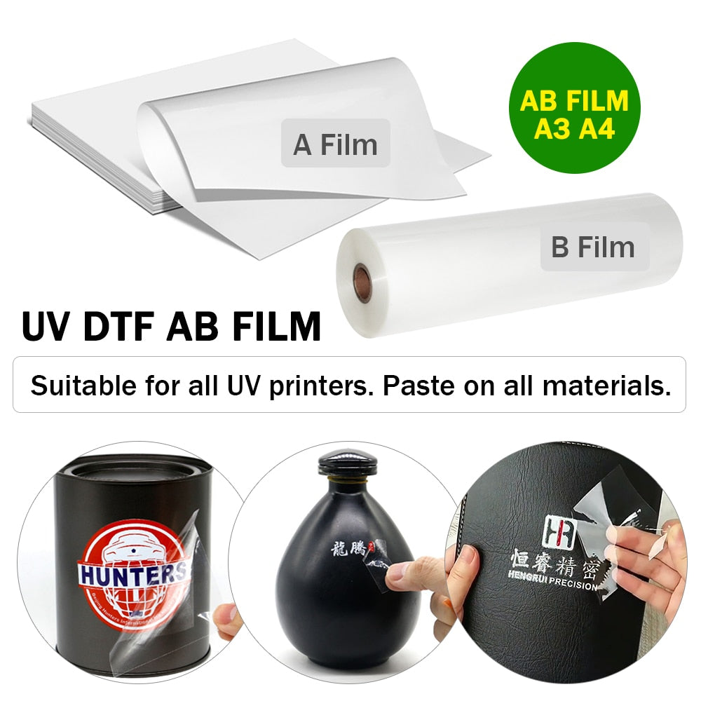 UV printer waterproof LOGO transfer UV DTF film sticker