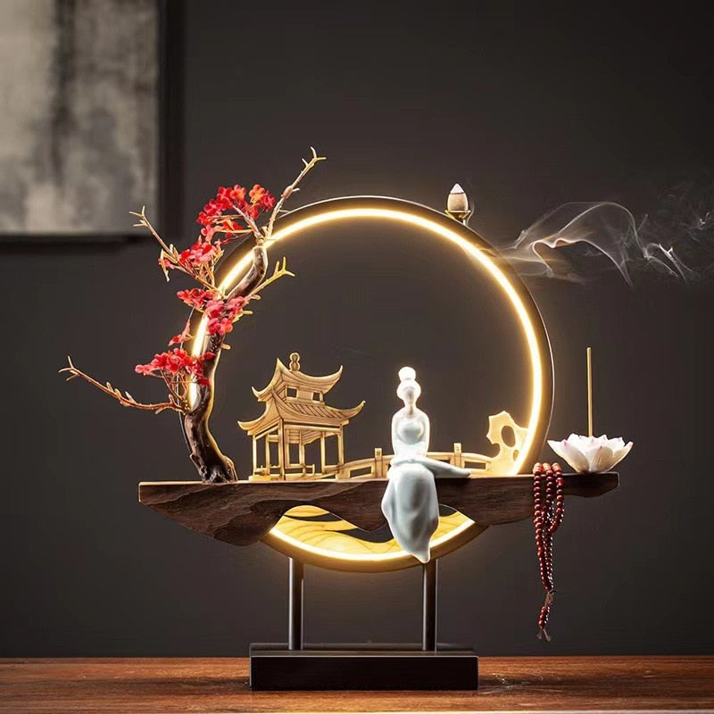 Waterfall Backflow Incense Burner Ladies Incense