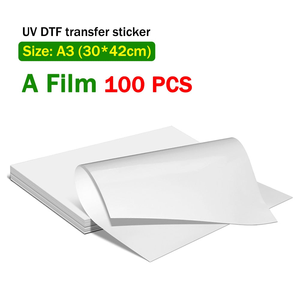 UV printer waterproof LOGO transfer UV DTF film sticker