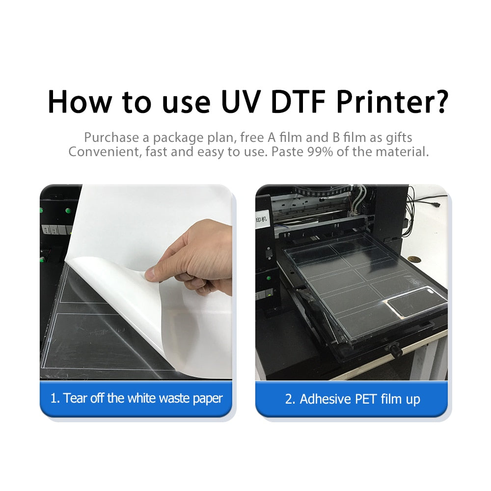 UV printer waterproof LOGO transfer UV DTF film sticker