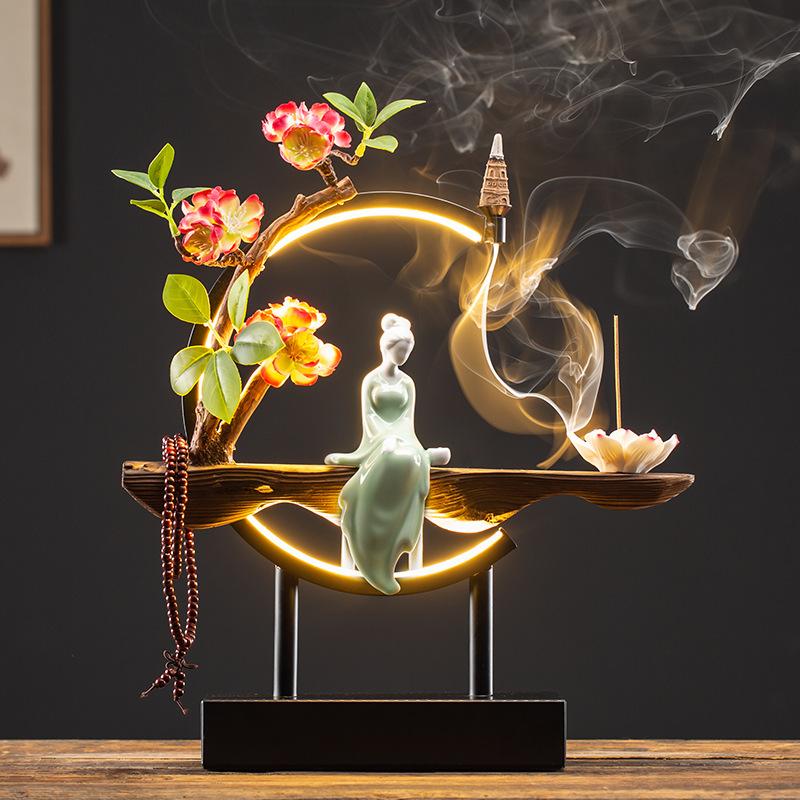 Waterfall Backflow Incense Burner Ladies Incense