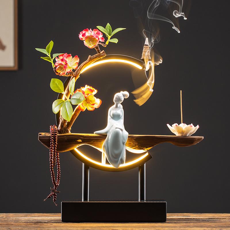 Waterfall Backflow Incense Burner Ladies Incense