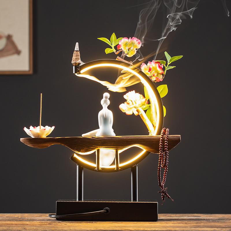 Waterfall Backflow Incense Burner Ladies Incense