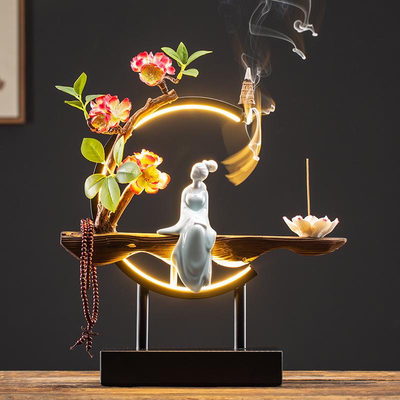 Waterfall Backflow Incense Burner Ladies Incense