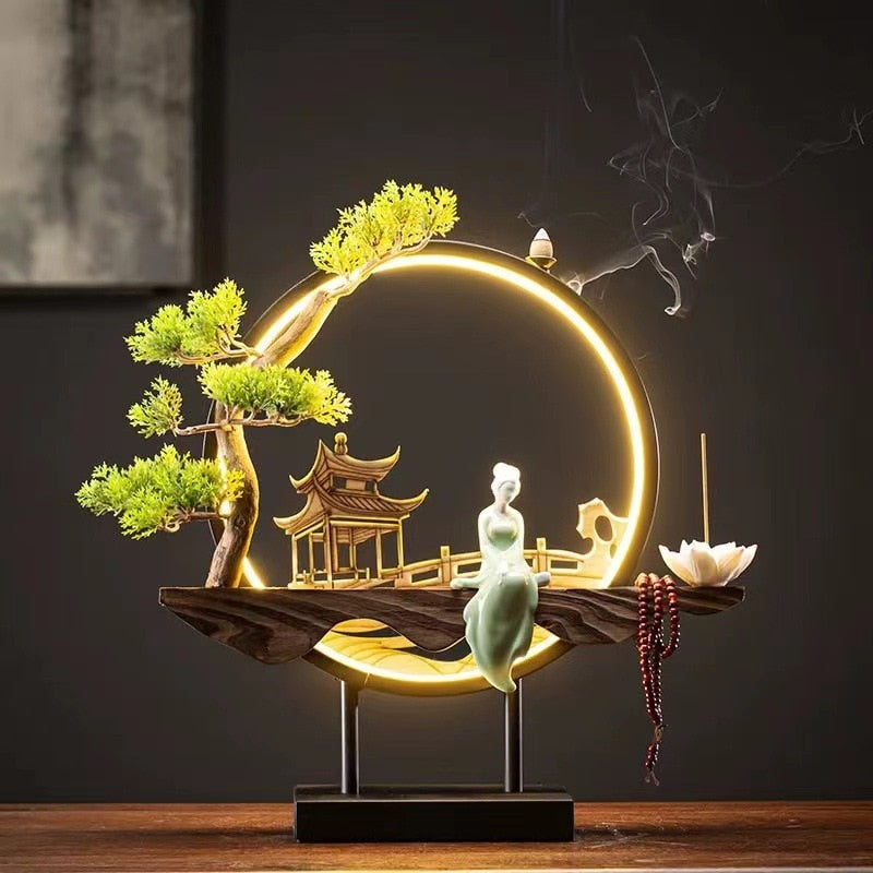 Waterfall Backflow Incense Burner Ladies Incense