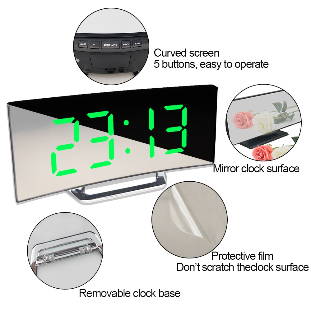 Digital Alarm Clock Desktop Watch