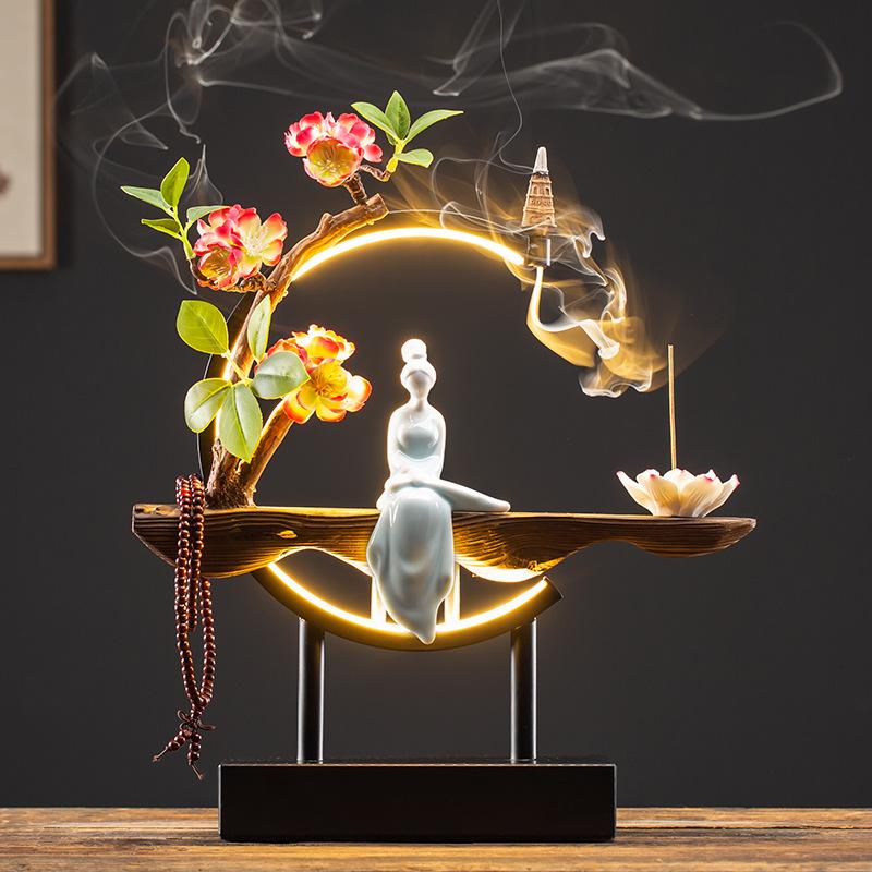 Waterfall Backflow Incense Burner Ladies Incense