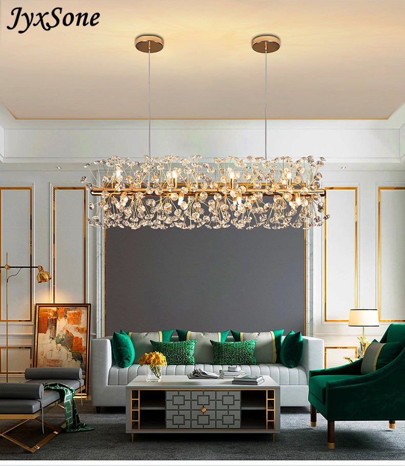 Ceiling Chandelier Gold Luxury LED Home Decoration