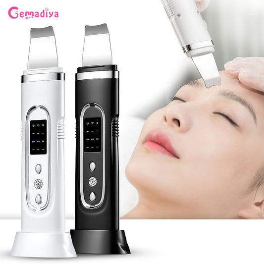 Ultrasonic Skin Scrubber Electric Facial Cleansing Pore Deep