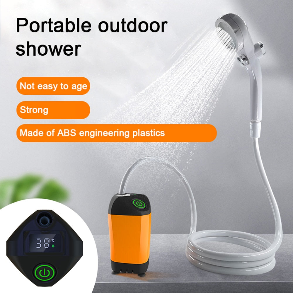 Outdoor Camping Shower Portable Electric Shower