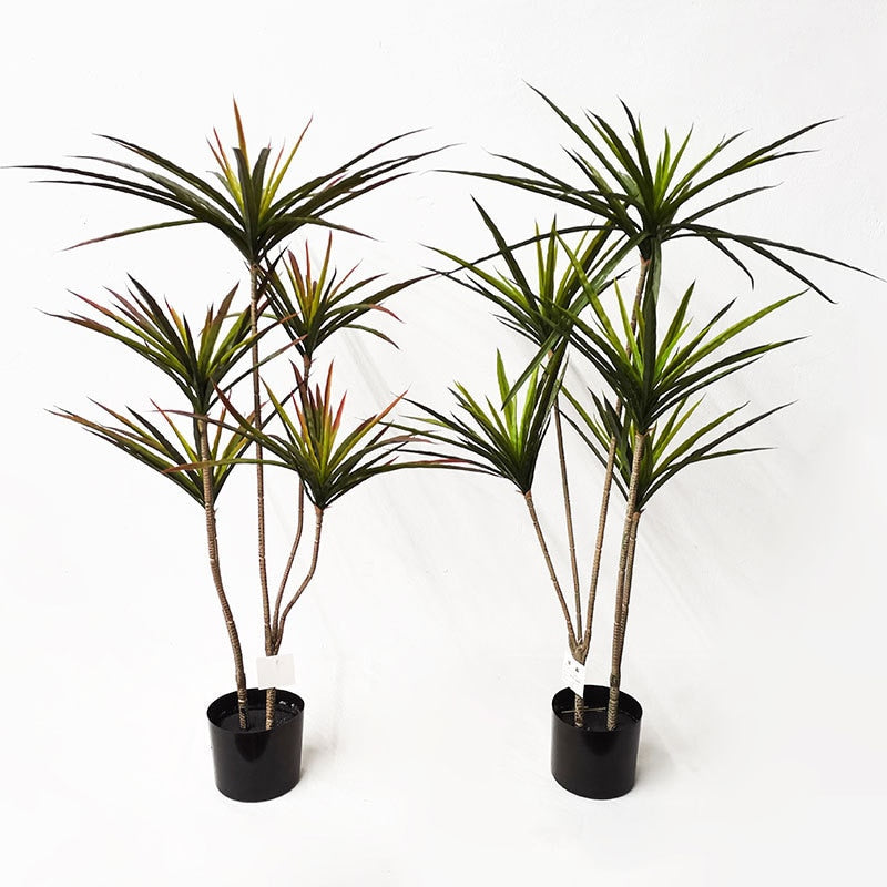 New 90-120cm Artificial Dracaena Plants Fake Plastic