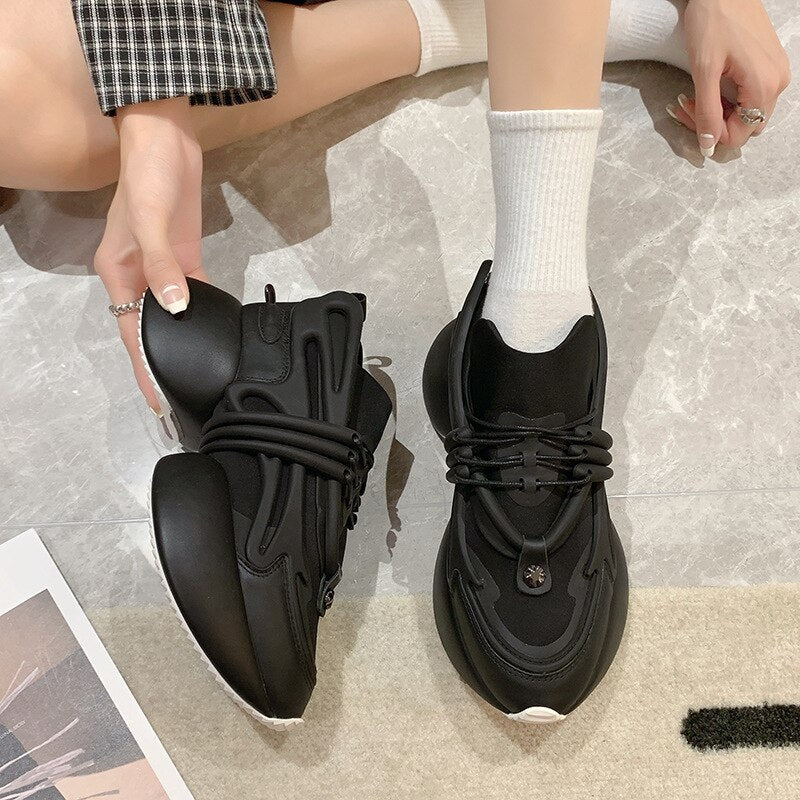 Women Sneakers Genuine leather Platform Sneakers