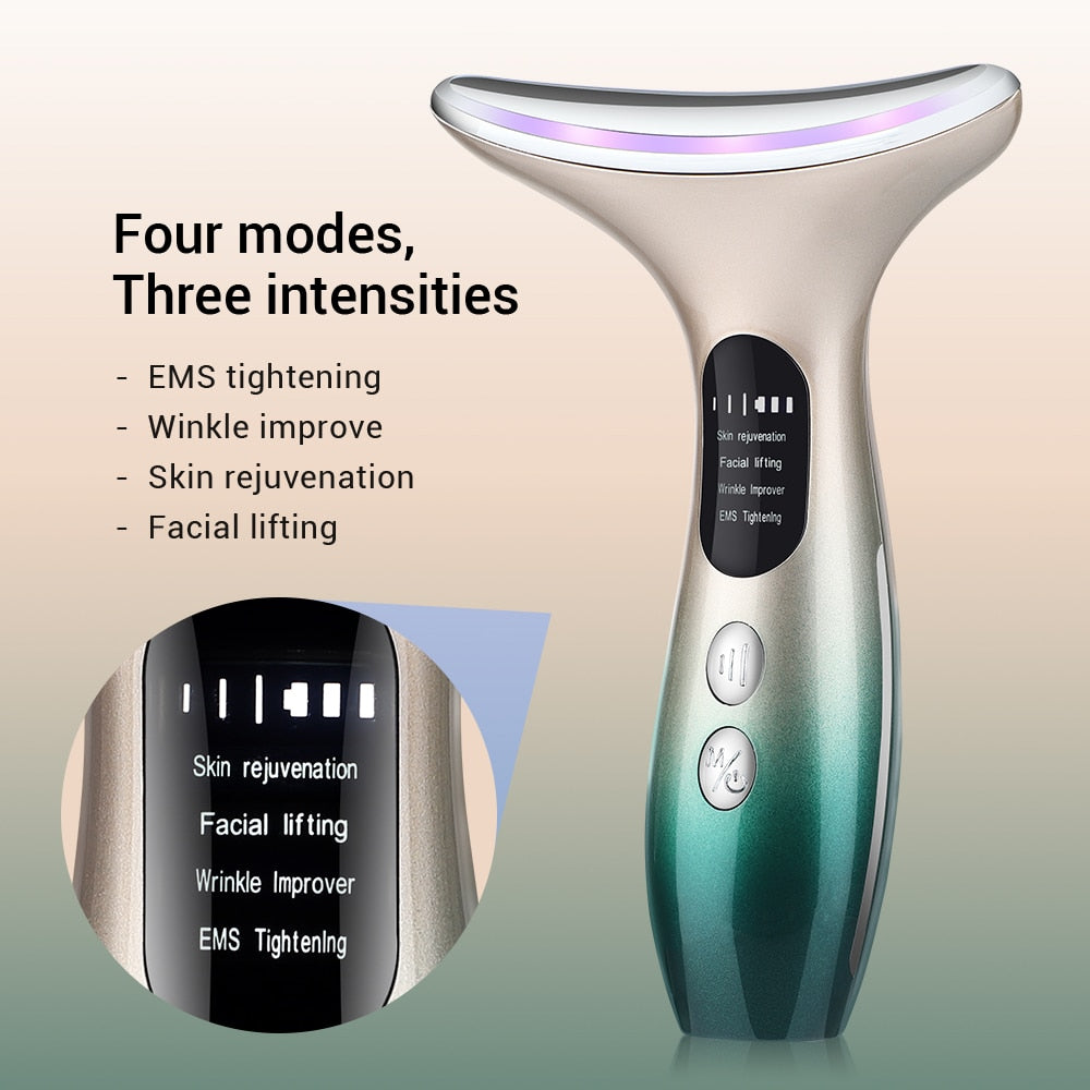 LED Photon Therapy Skin Tighten Reduce Double Chin