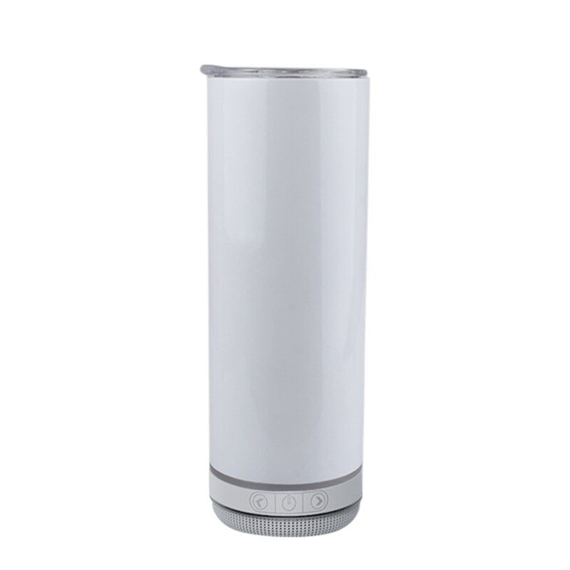 16oz Music Speaker Sublimation Tumbler Blue Tooth