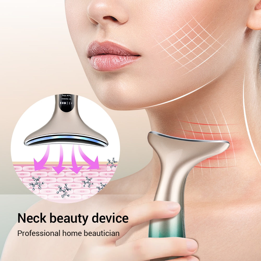 LED Photon Therapy Skin Tighten Reduce Double Chin