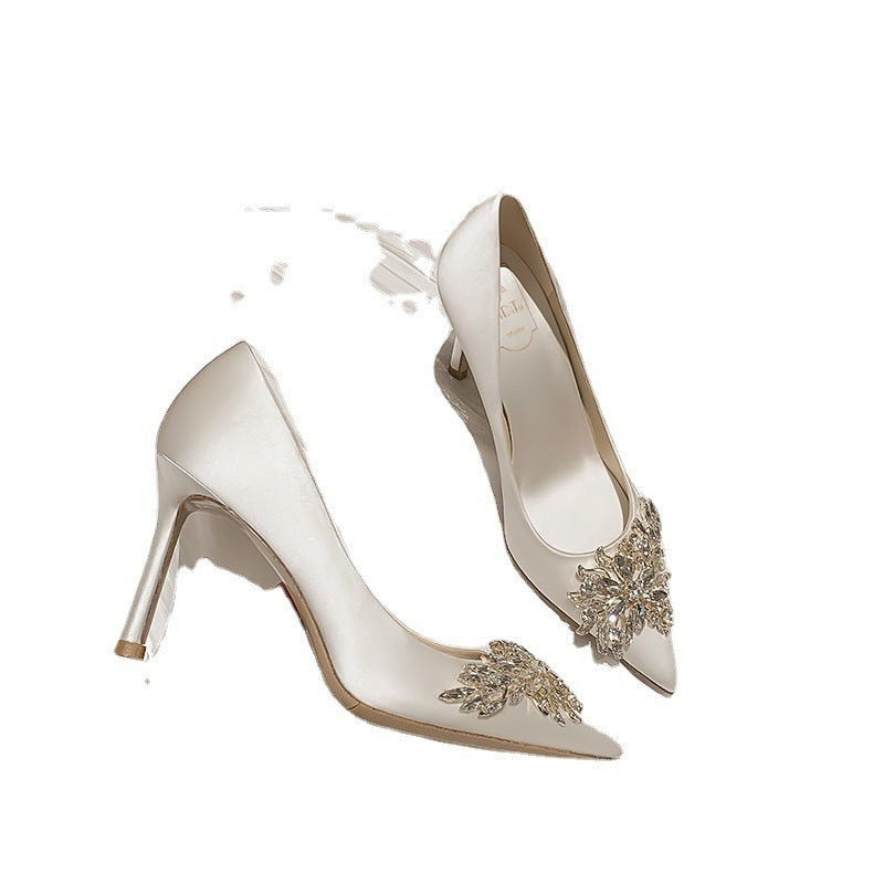 Red Heels Wedding Shoes Bride