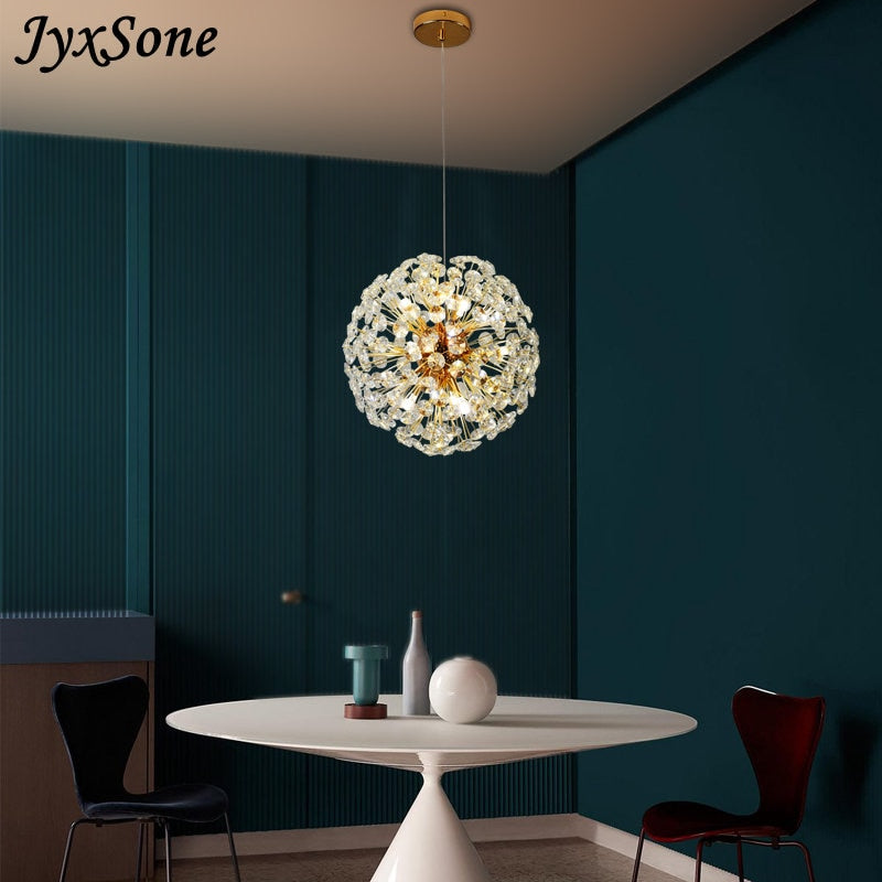 Ceiling Chandelier Gold Luxury LED Home Decoration