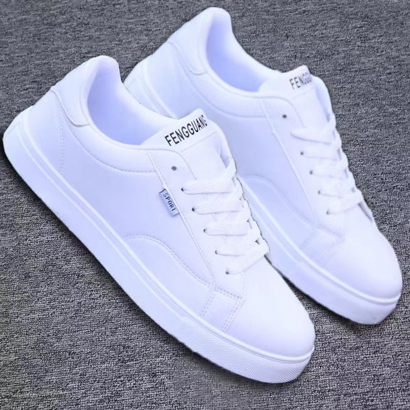 White Vulcanized Sneakers Boys Cheap Flat Comfortable