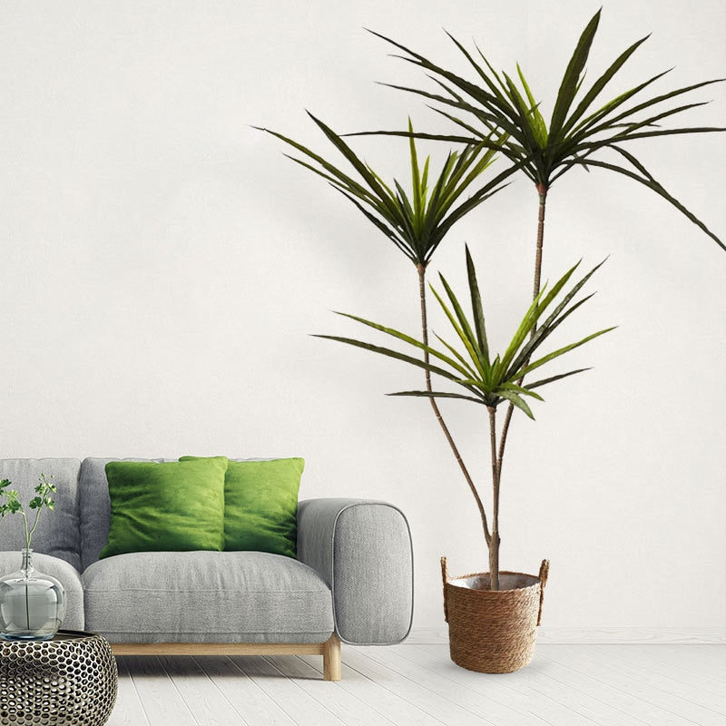 New 90-120cm Artificial Dracaena Plants Fake Plastic