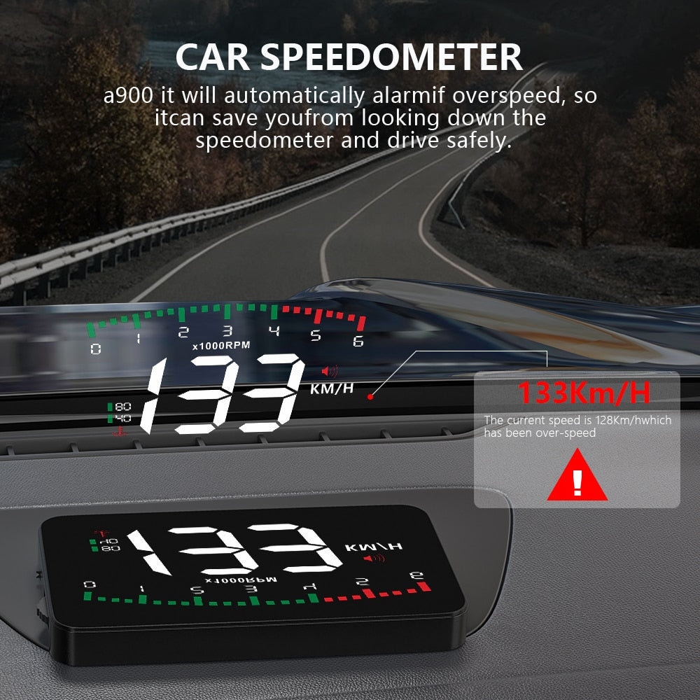 GEYIREN A900 Auto Hud Display Car Projector