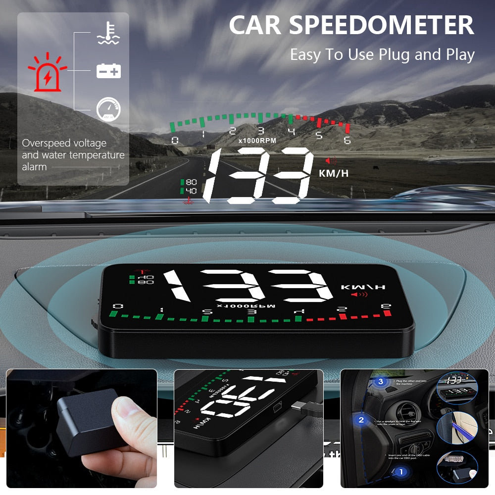GEYIREN A900 Auto Hud Display Car Projector