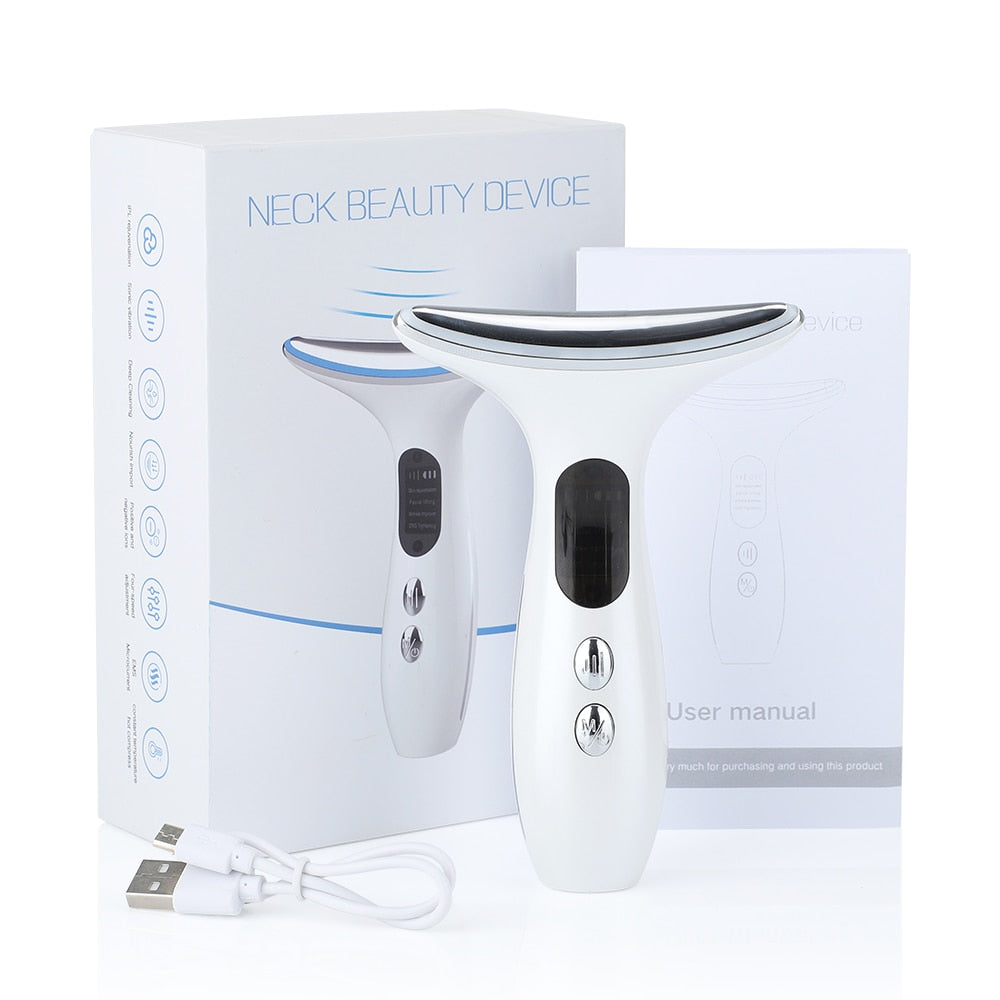 LED Photon Therapy Skin Tighten Reduce Double Chin