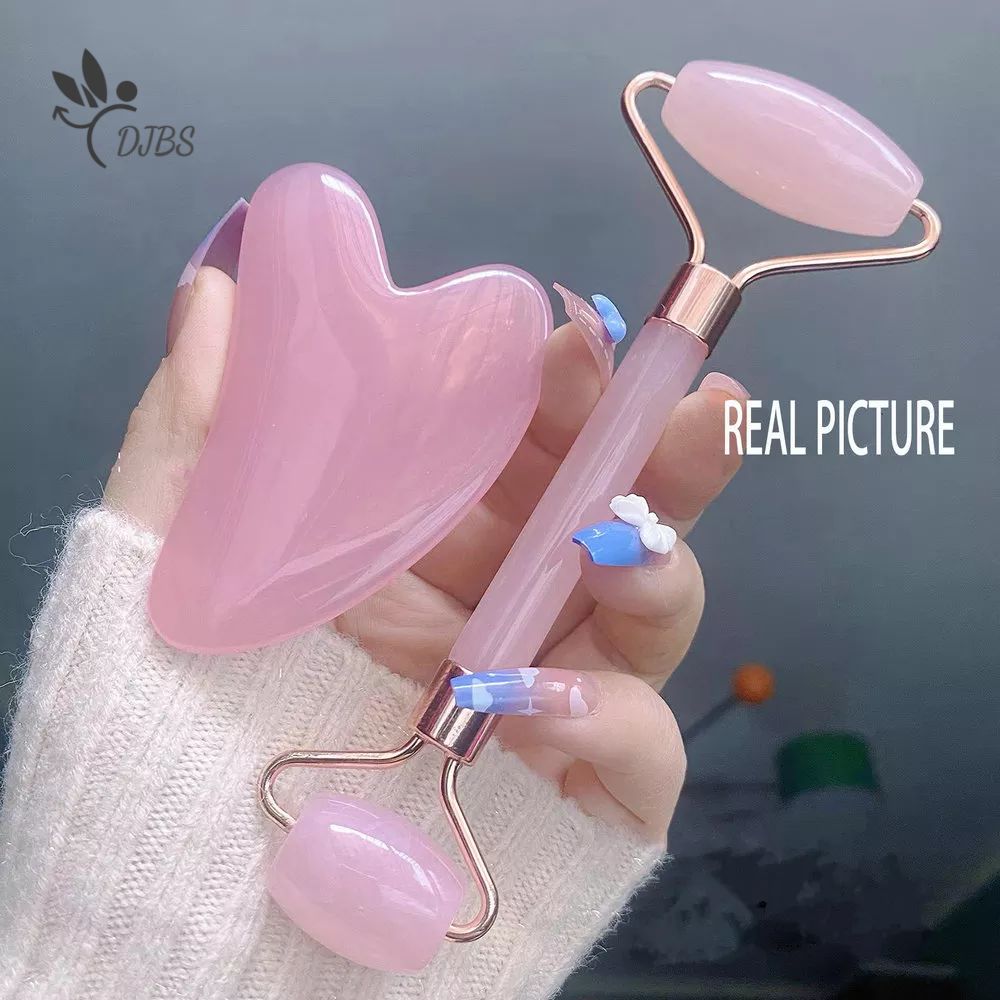 Pink Beeswax Gua Sha Tools Massager For Face