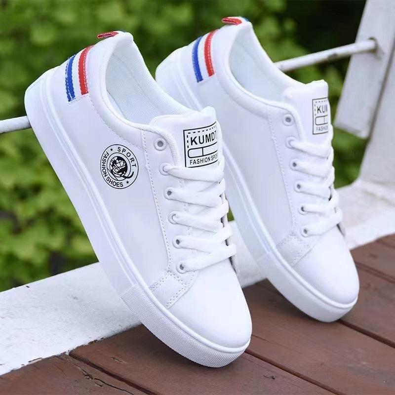 White Vulcanized Sneakers Boys Cheap Flat Comfortable