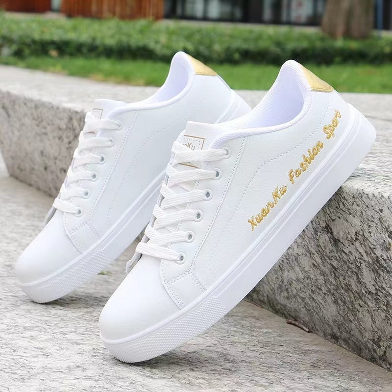 White Vulcanized Sneakers Boys Cheap Flat Comfortable