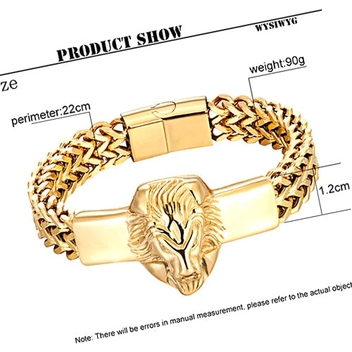 bracelets men link chain on hand hip hop bracelet