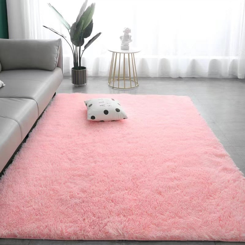 Nordic tie-dye carpet wholesale plush living room