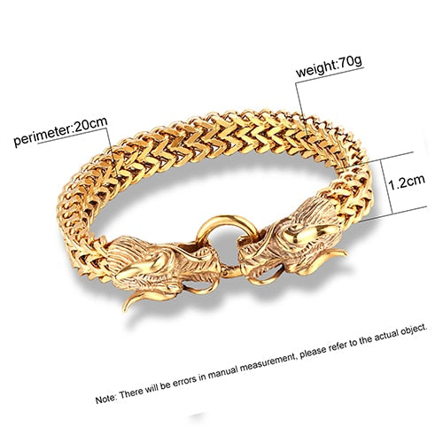 bracelets men link chain on hand hip hop bracelet