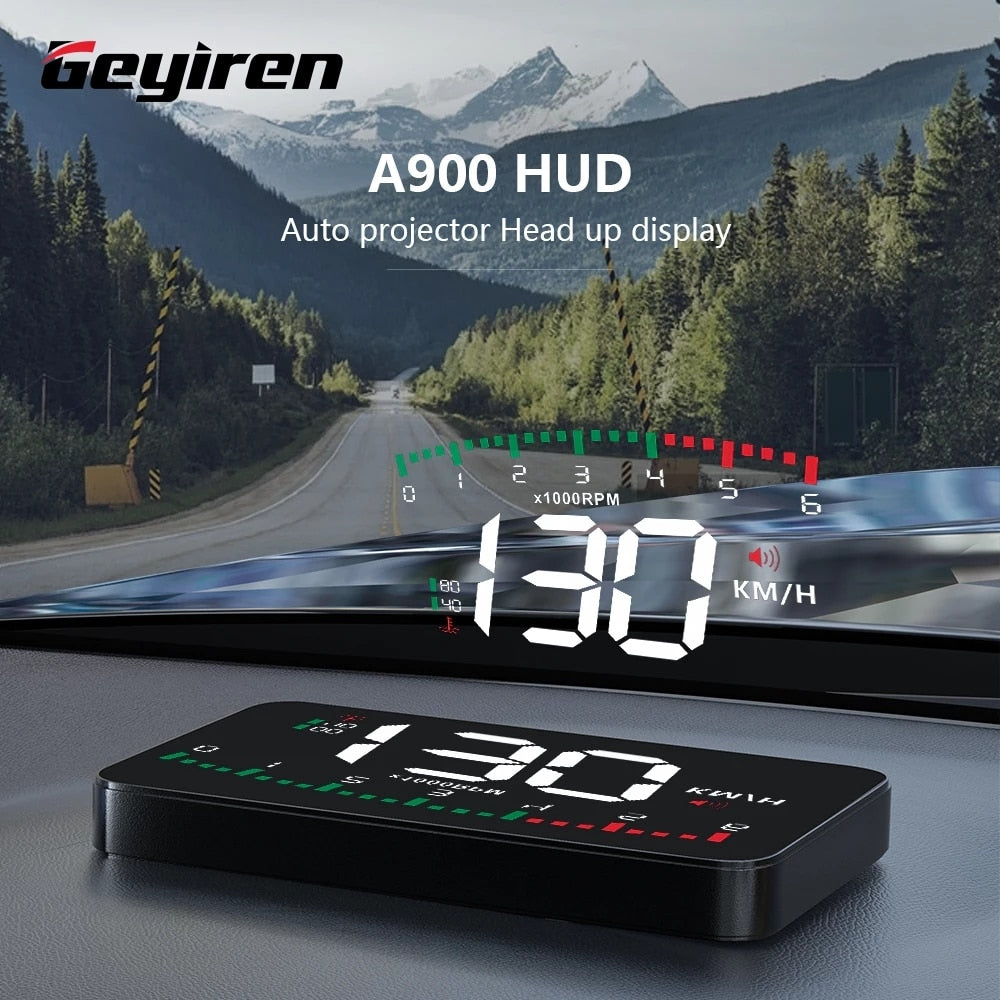 GEYIREN A900 Auto Hud Display Car Projector