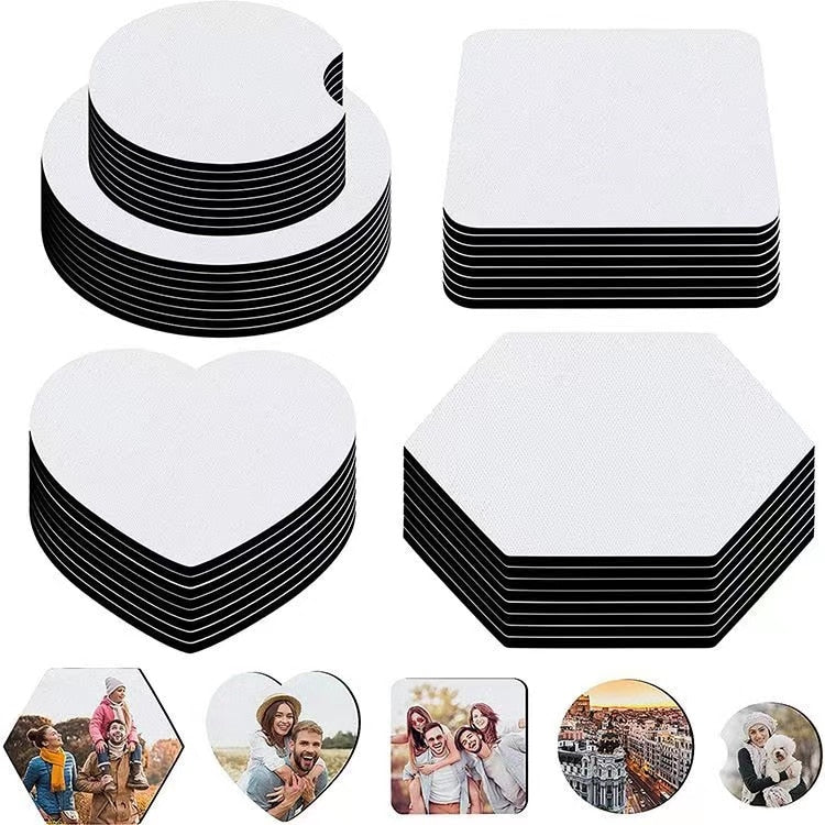 20PCS Bulk Sublimation Blanks Coaster