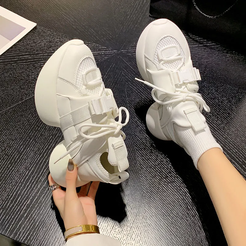 Women Sneakers Genuine leather Platform Sneakers