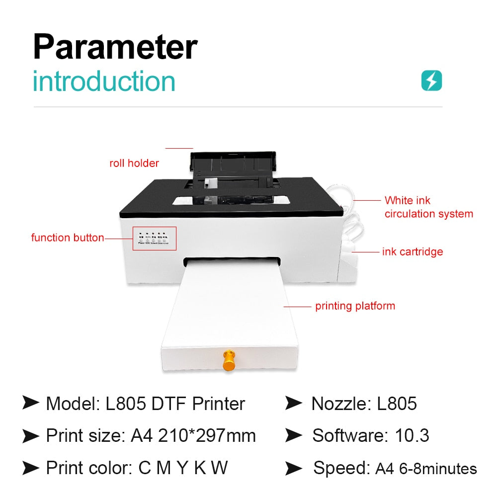 A4 DTF Printer T-Shirt Printing Machine EPSON