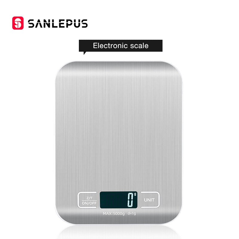 10Kg Stainless Steel Kitchen Scales Digital Balance