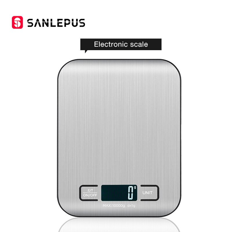 10Kg Stainless Steel Kitchen Scales Digital Balance