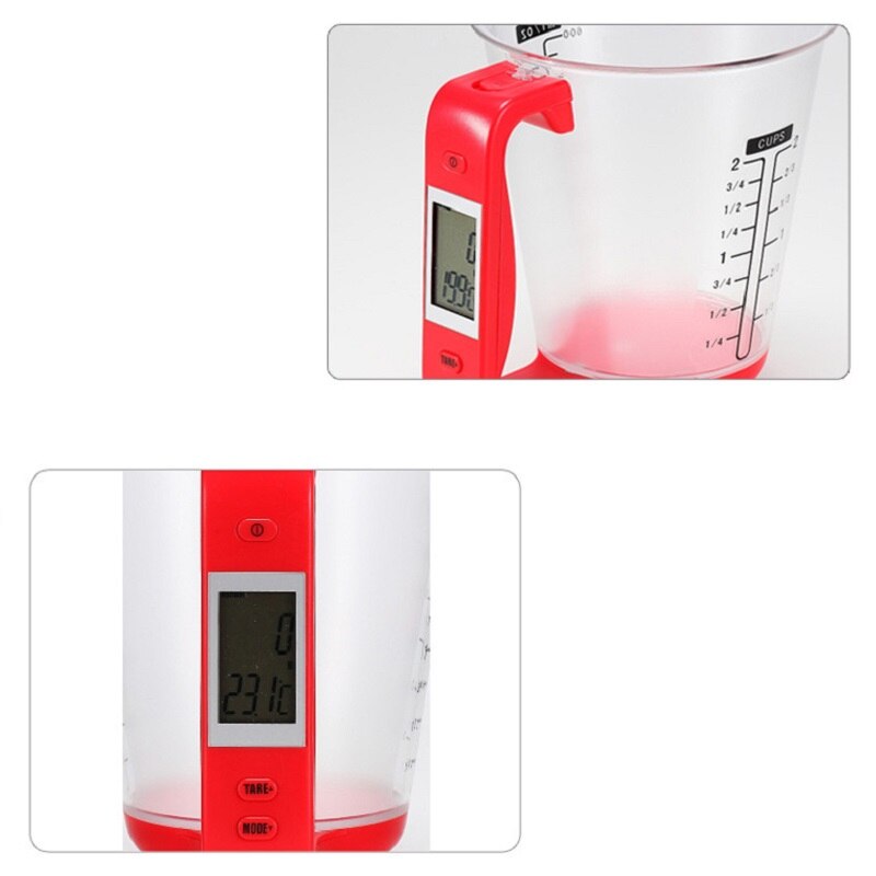 Plastic Tool Graduated Digital Jug With Scales
